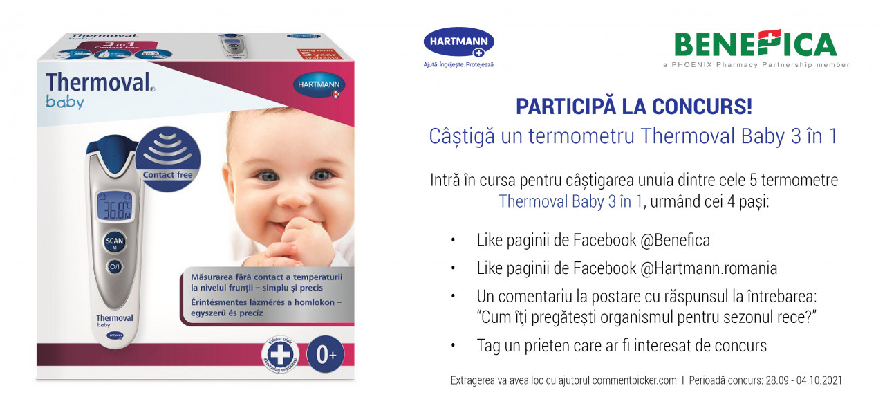 Benefica și Hartmann te invită la concurs